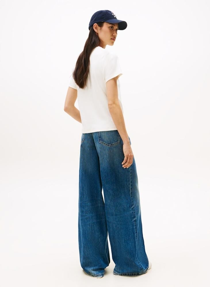 تومي هيلفيغر تيشيرت بياقة دائرية برسومات - Image 2